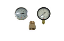 Manometers, thermometers and their accessories