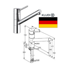 Virtuves krāns 339300575 SCOPE, SCOPE