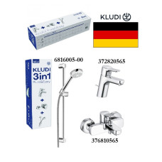 Bath faucet with set+sink fauc.3in1KLUDI, PURE&EASY