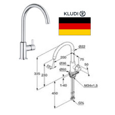 Kitchen sink faucet 468030578, STAR SL