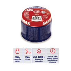 Gas cylinder 190 gr, 190G