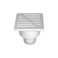 Floor drain with vert. waste 50mm 830, 100X100