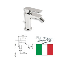 Bidet faucet 44011, chrome, LAGHI