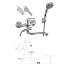 Bath faucet (300) with set MG-3236, SATO