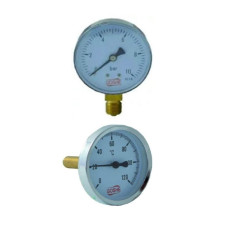 Manometer 6bar, 63mm, 1/4 4011 vert., VERTIKALS