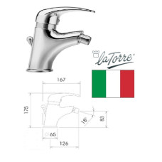 Bidet faucet 7010 MAXIMA, chrome, MAXIMA