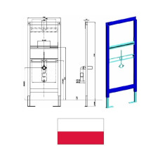 Zemapmetuma rāmis izlietnei 1185mm, 90.609.00