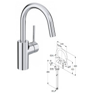 Virtuves izlietnes krāns 380280576, BOZZ