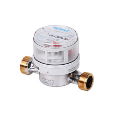 Hot water meter, flat 1/2* 110mm, DN 2.5