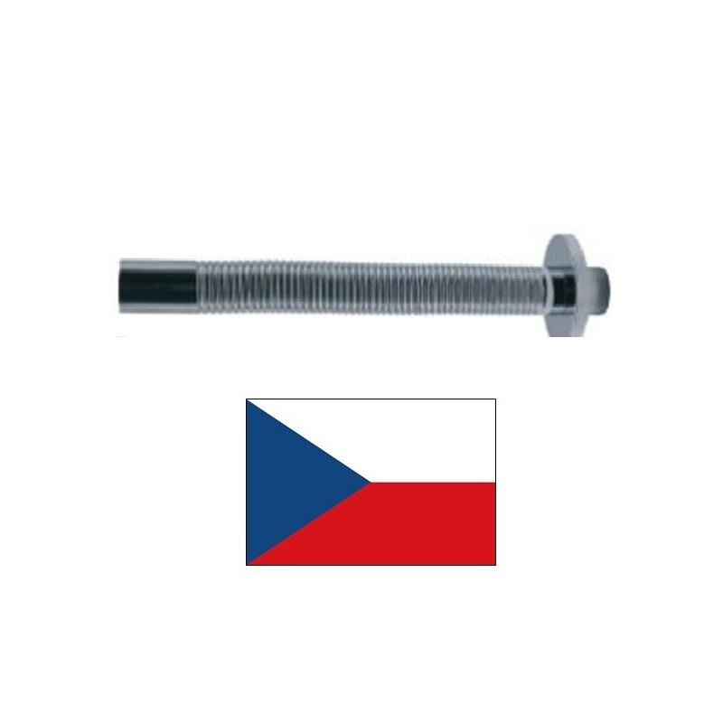 Syphon tube with corrugated pipe EMCR006, 1/1.4x350