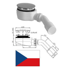 Shower syphon low EWCN942, 90/40