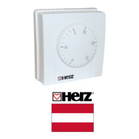 Telpas termostats 230V, bimet. HZ3F79100, HERZ