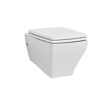 WC pot (wall hung) w/o seat, white, JAZZ