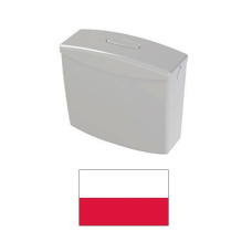 WC toilet cistern, white 600-90001M99, 99 M