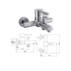 Bath faucet MG-2020, ABAVA