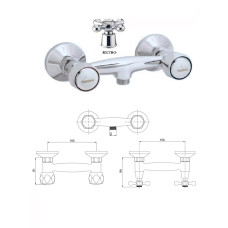 Shower faucet w/o set MG-2130 RING, DIVUPE