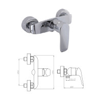 Dušas krāns bez komplekta MG-2440, VENTA
