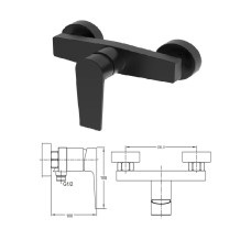 Shower faucet w/o set MG-2640-M, BĒRZUPE