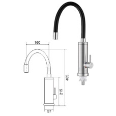 Kitchen faucet with flow heaterMG6001-5, 3KW