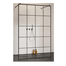 Shower cubicle black 120 388124-54-57, MODO 1