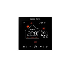 Termoregulators grīdas,melns SN-20 Wi-Fi, SN-20 WiFi