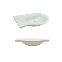 Ceramic sink 86x35/50cm white, LUA