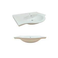 Керамическая раковина 86x35/50cm белая, LUA