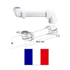 Syphon connector set with offset 0201011, D32