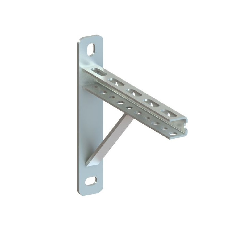 Konsole ar atbalstu 30x30x3.0mm L=800mm, NICZUK