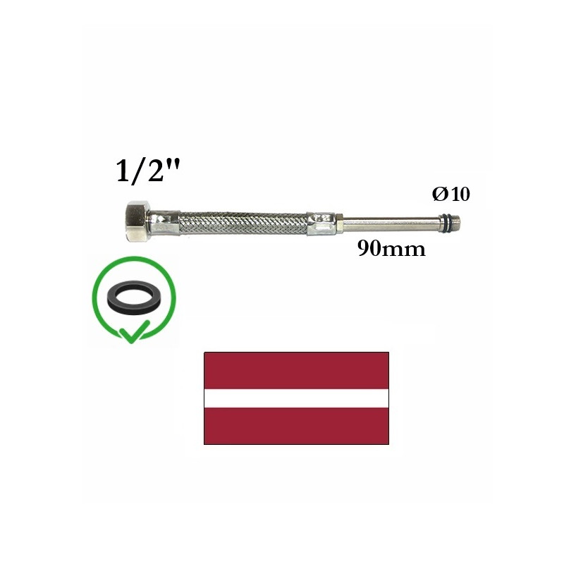 Гибкая подв. для смес.(нерж.сталь) 90mm, 50 CM
