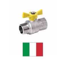 Ball valve for gas FM 7955 long handle, 1/2 FM