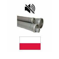 Sewage pipe with socket DN50/250 800/dB, PELEKA