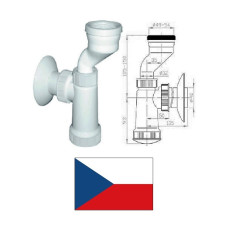 Sifons pisuāram DN40 ESO0341, DN40