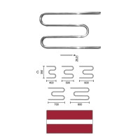 Tow.dryer M-type L-500 C-350 3/4* 10945, M-VEIDA