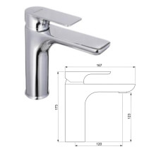 Ceramic sink faucet MG-2360, SALACA