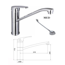 Кухонный смеситель MG-6252 MED, MED