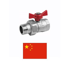 Ball valve with nut connector SLD1016, 1 1/4