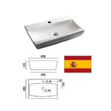 Керамическая раковина61.5х37.5х12.5 0041, SARDINERO