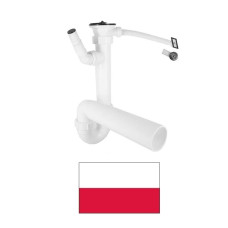 Сифон со сливом 11/2x50 D70 (D9), 01.002.058