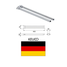 Towel bar double chrome 03818010000, CLEO