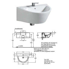 Ceramic sink 251970-000, FLOW