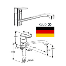 Kitchen faucet 379550590, D-VISE