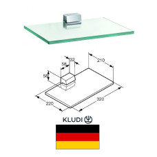 Glass shelf 22x32cm, 5597305H7, JOOP!