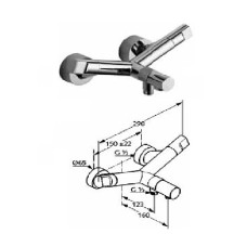 Bath faucet 575400530, NEW WAVES