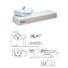 Roktura dekors 500700-000, hroms, FLOW