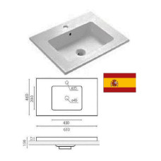 Ceramic sink 61x46x15cm 4065, LIEBANA 60