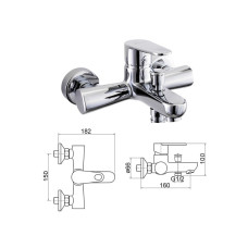 Bath faucet w/o set MG-1920, GAUJA