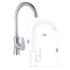 Kitchen sink faucet MG-1954, GAUJA