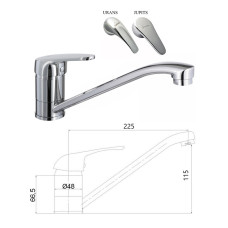 Kitchen sink faucet MG-6250, JUPITS