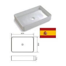 Ceramic sink 60.5x40x11.5cm 4088, NILO 60